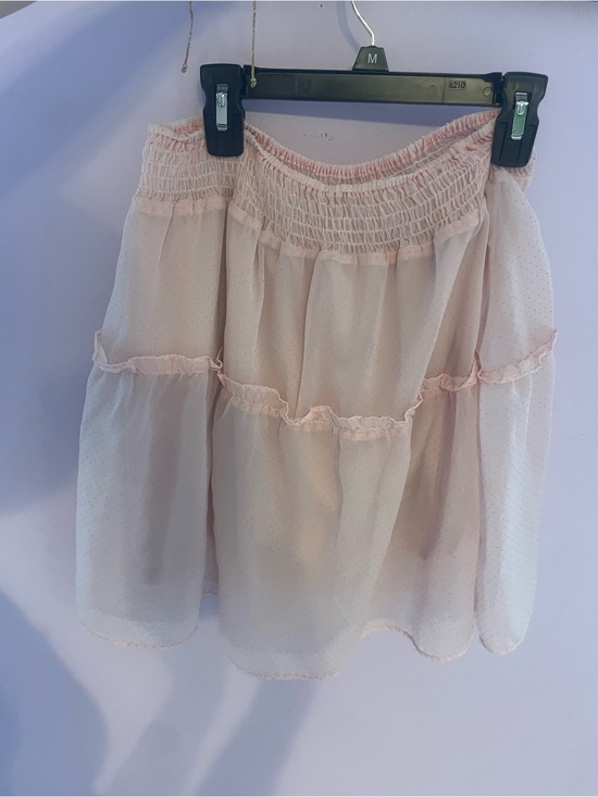 Altar'd State Dresses & Skirts - Altar'd State Pale Pink Smocked Tiered Skirt